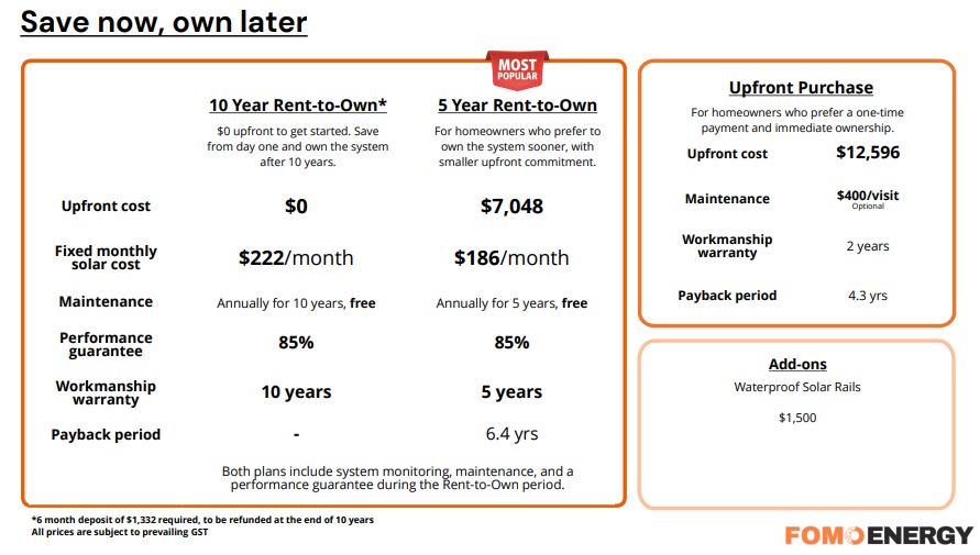 Final proposal & pricing