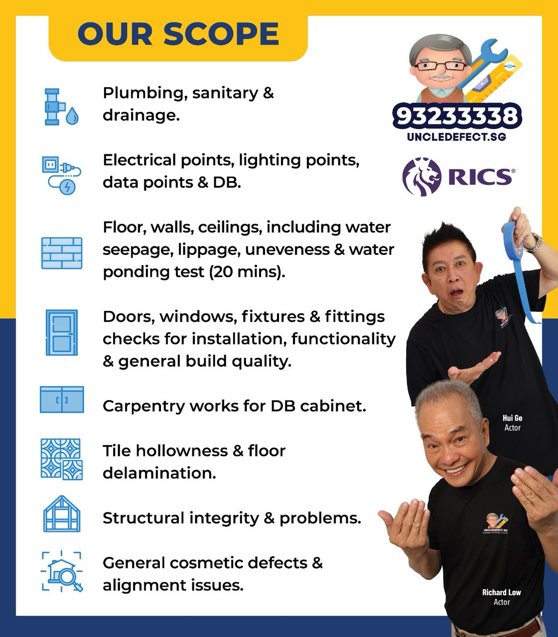 Defect inspection group buy round 1 — A1 vs Uncle Defect vs Advance