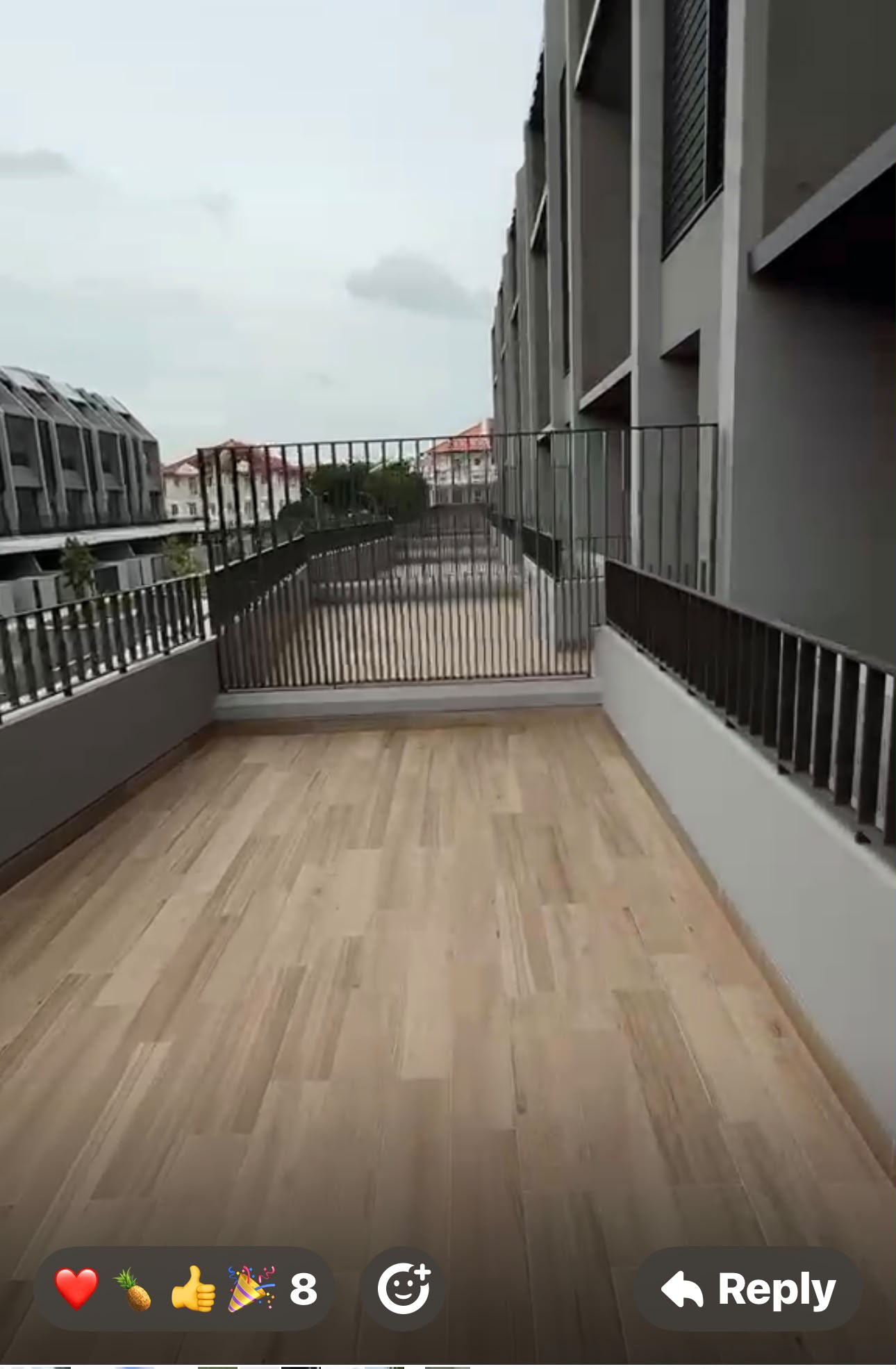 Level 2 car porch balcony privacy (exposed grills)