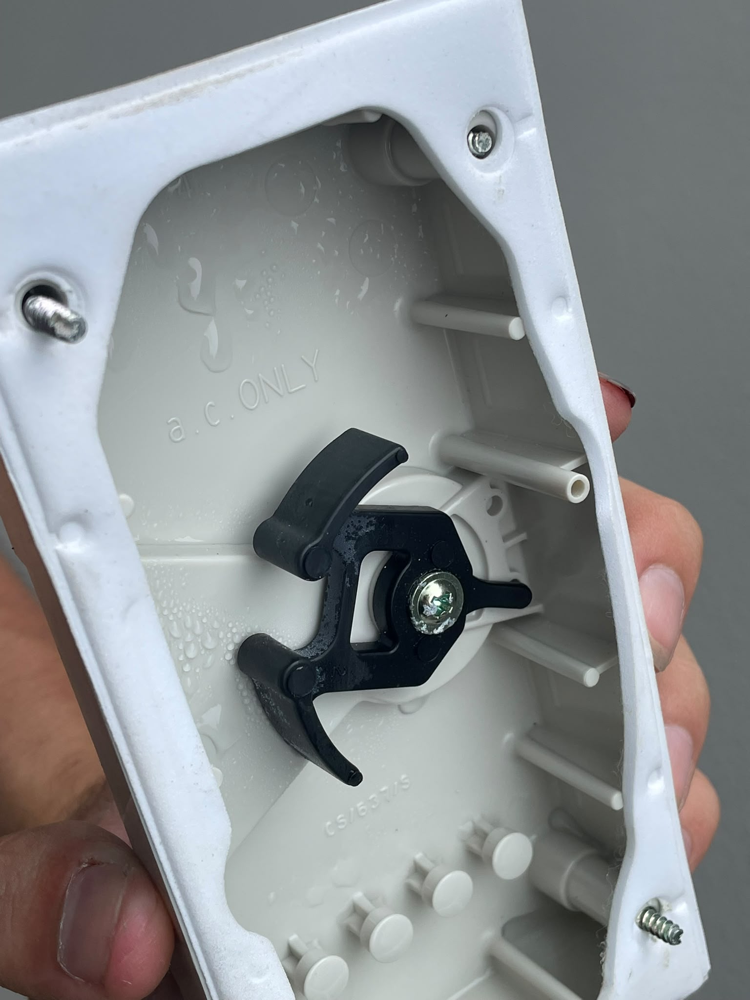Ceiling, tile & rooftop isolator defects found at handover