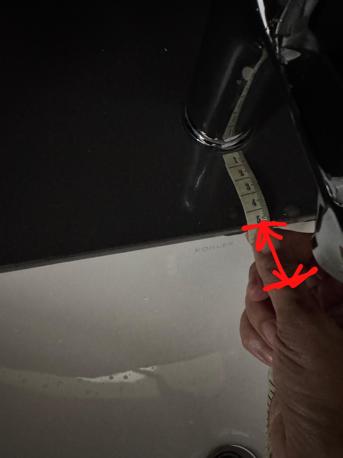 Water tap & shower pressure defects, fixture downgrade