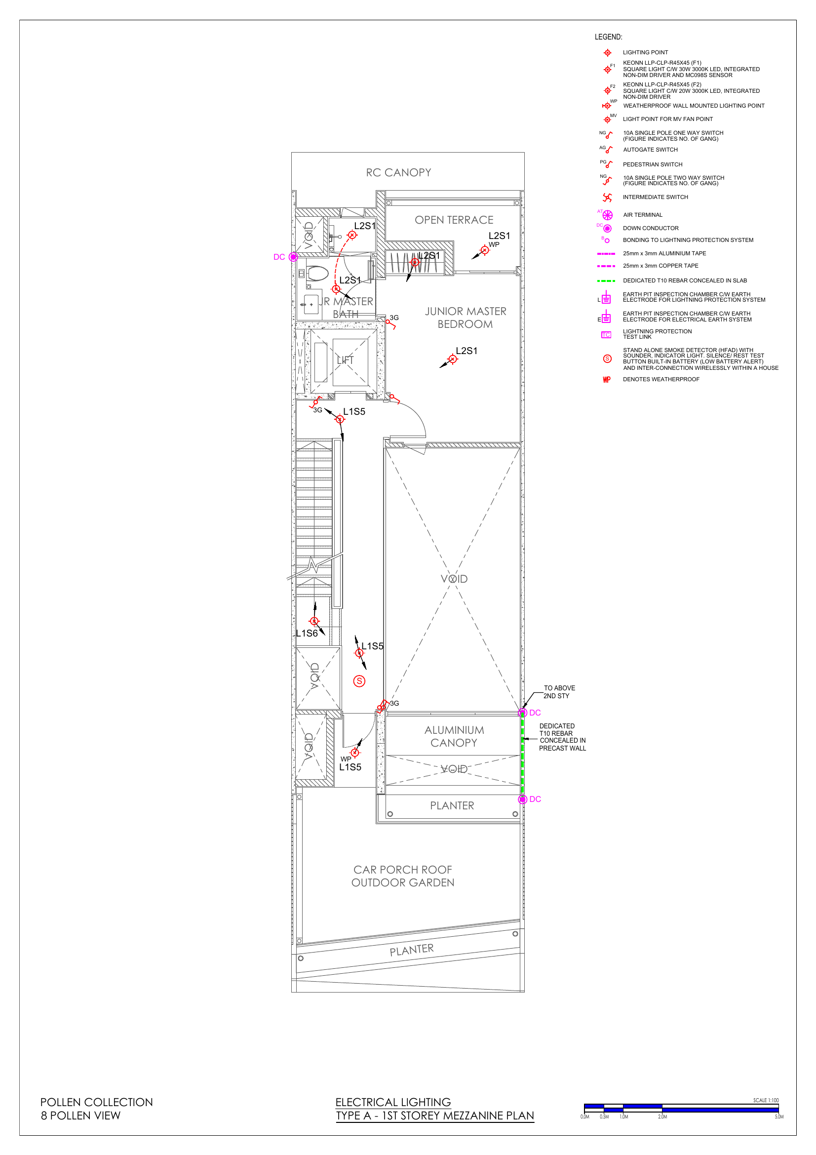 1st Storey Mezzanine (Junior Master Bedroom, smoke detector)